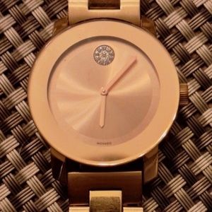 Movado Women's Watch 3600086 Bold Rose Gold Swiss Quartz Steel 36mm
